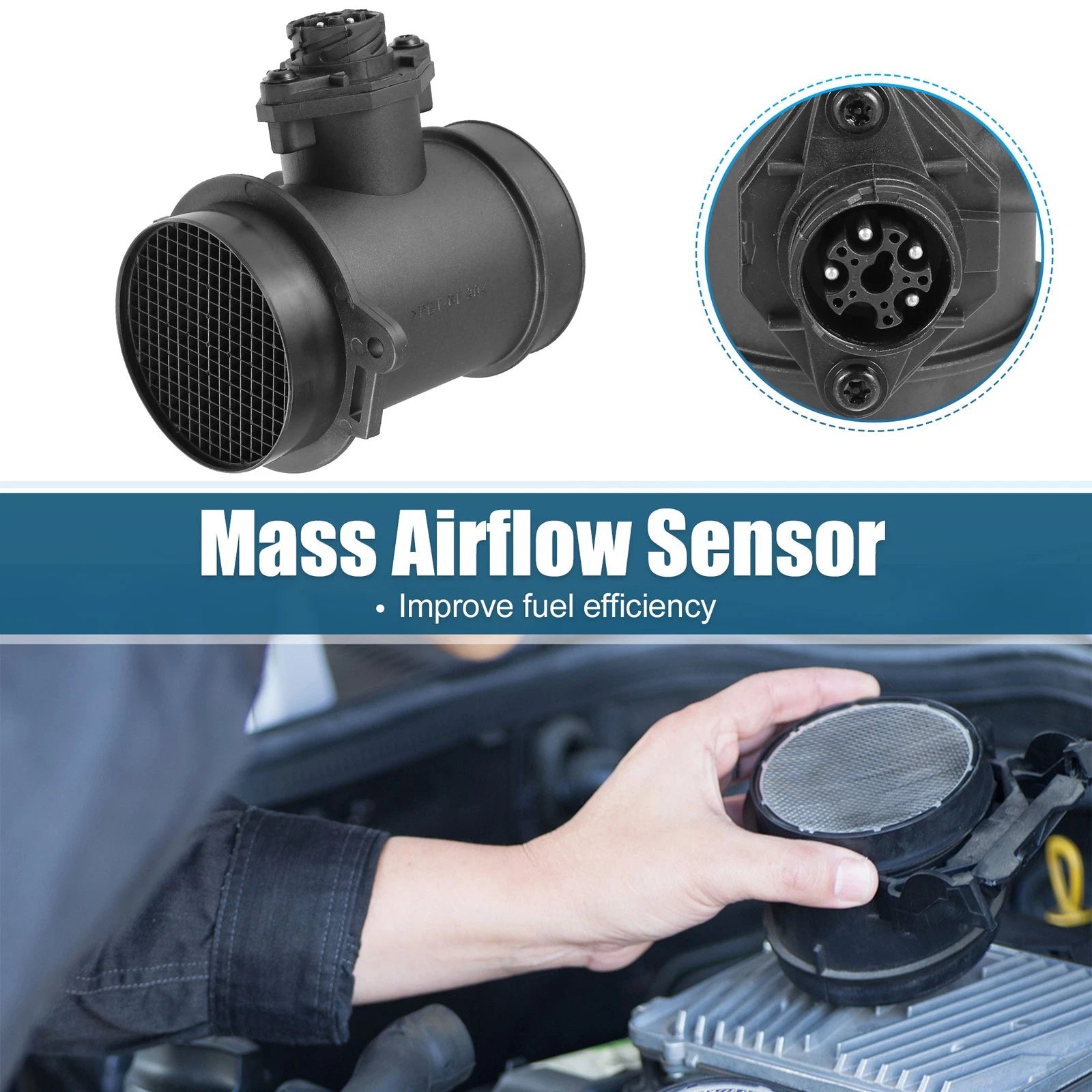 Mass Air Flow Sensor OEM Replacement for Mercedes-Benz E320 (1994–1996)