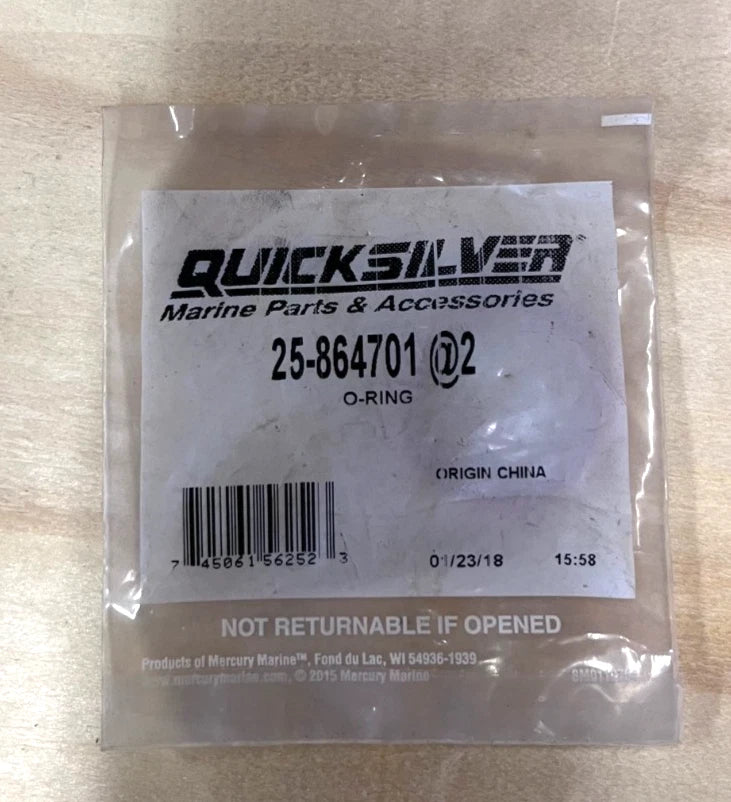 O Ring for Mercury Marine (25-864701, 25-47632)
