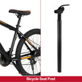 Adjustable Seat Post for MTB Bicycle Aluminum Alloy 31.8x500mm Black