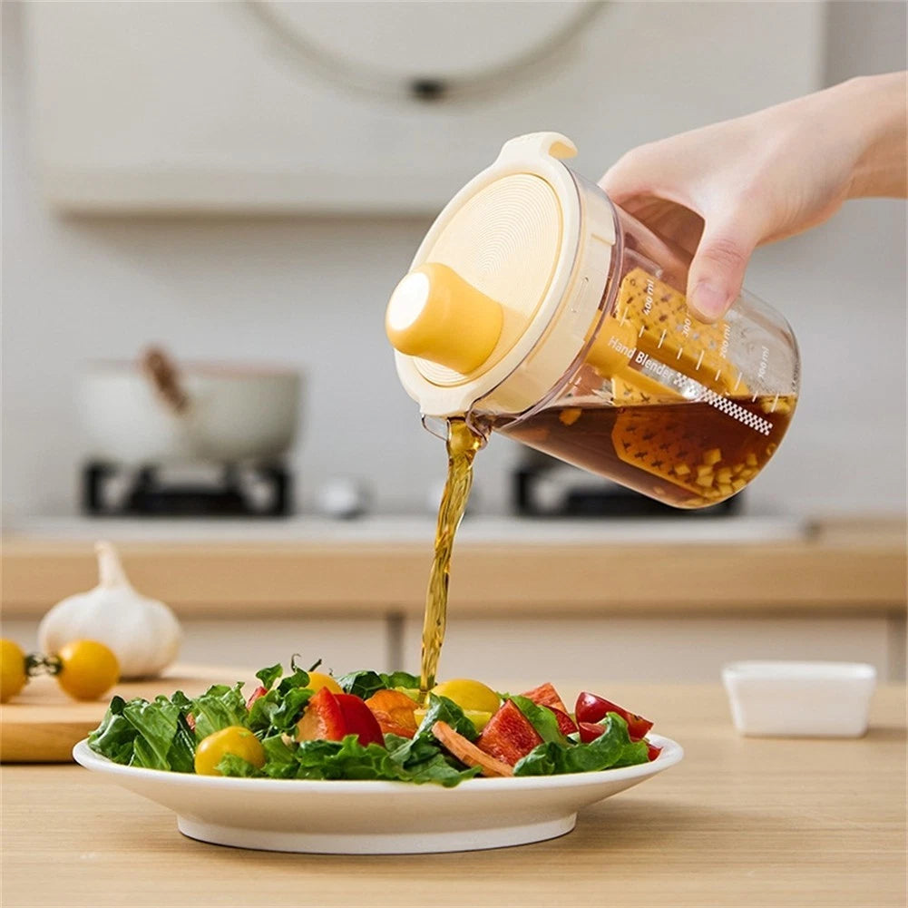 Handheld Sauce Mixer with Filtration and Measurement