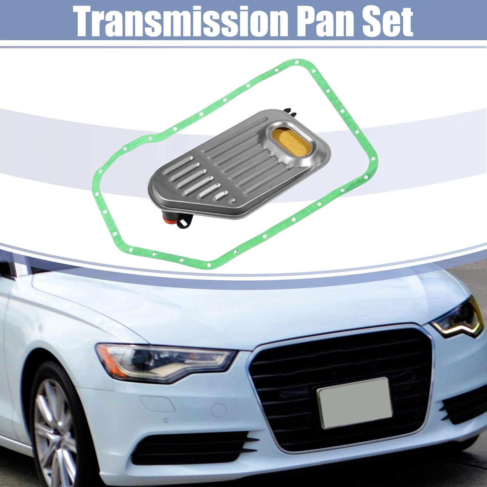 Transmission Filter Oil Pan Gasket Kit Replacement for Audi A4 A6 (2002–2019)