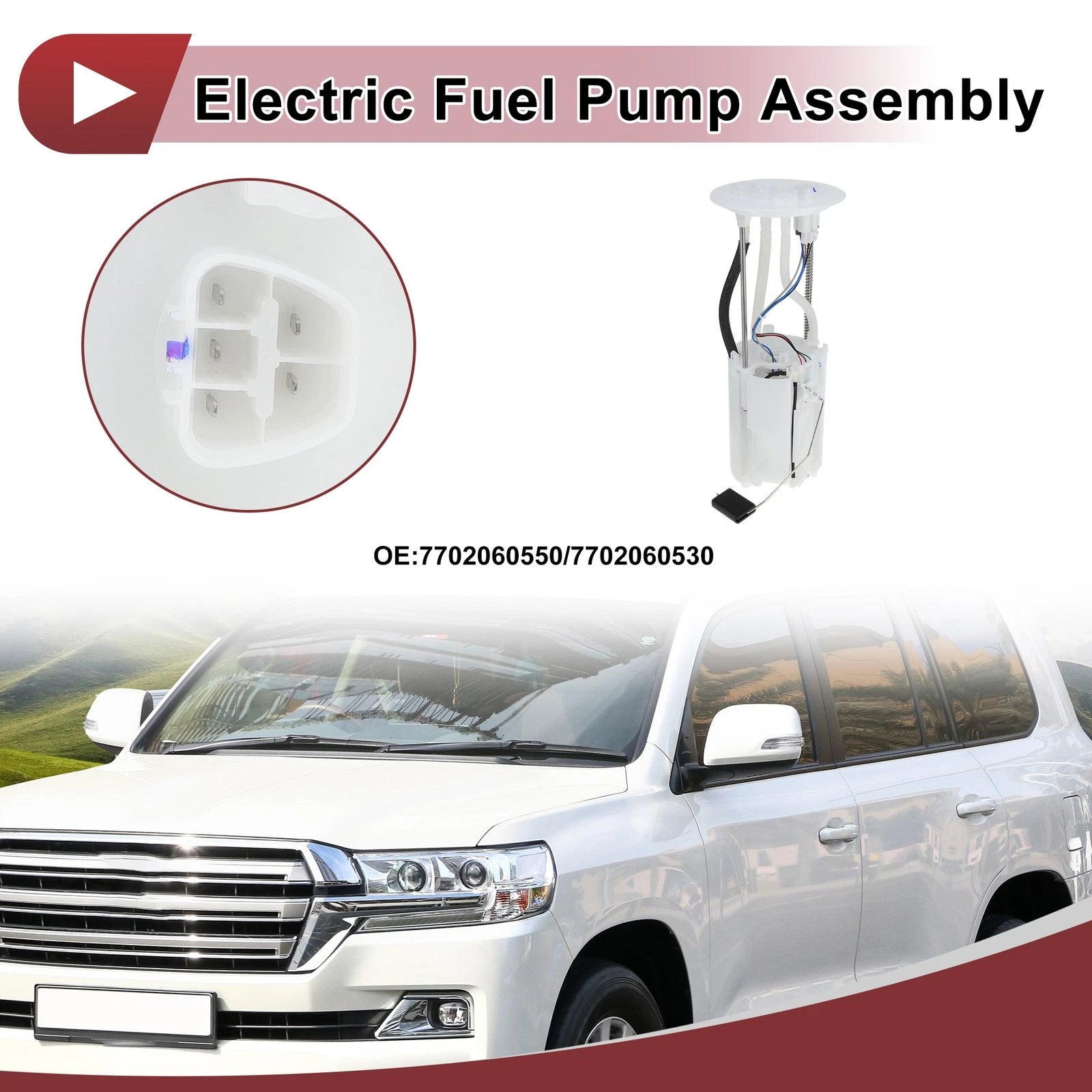 Electric Fuel Pump Replacement Assembly for Toyota Land Cruiser (2016–2021)
