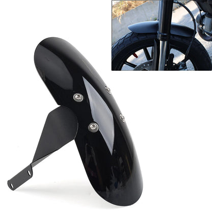 1x Black Motor Front Fender Protector for Ducati Scrambler (2015–2020)