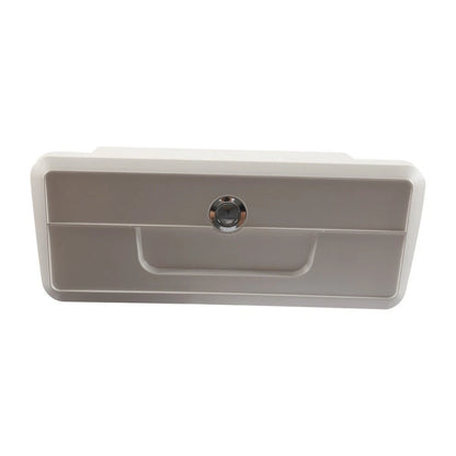 Lockable ABS Boat Glove Box with 2 Cup Holders for Boats and Yachts