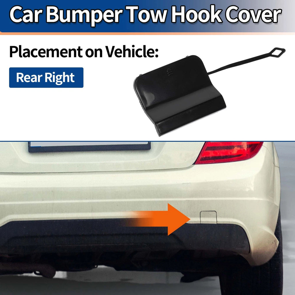 Rear Tow Hook Cover for Mercedes C-Class W204 FL AMG (2012–2015)