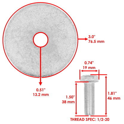 72 In Deck Blade with Bolt for Bush Hog ZT-30D ZT-220 ZT-230 (2007–2011)