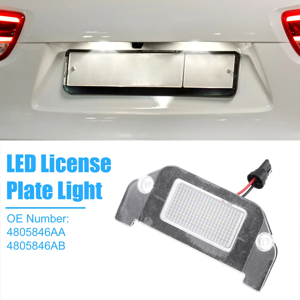 6000K White LED License Plate Light 4805846AB for Dodge Charger (2006–2014)