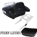 Trunk Backrest Rack for Harley Fatboy FLSTF (2008–2016) Black