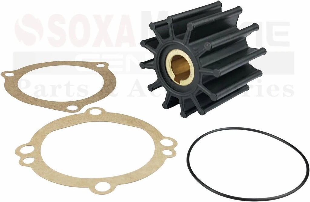 Impeller with Gasket O-Ring Kit for Sherwood 15000K, Jabsco 18327-0001-P