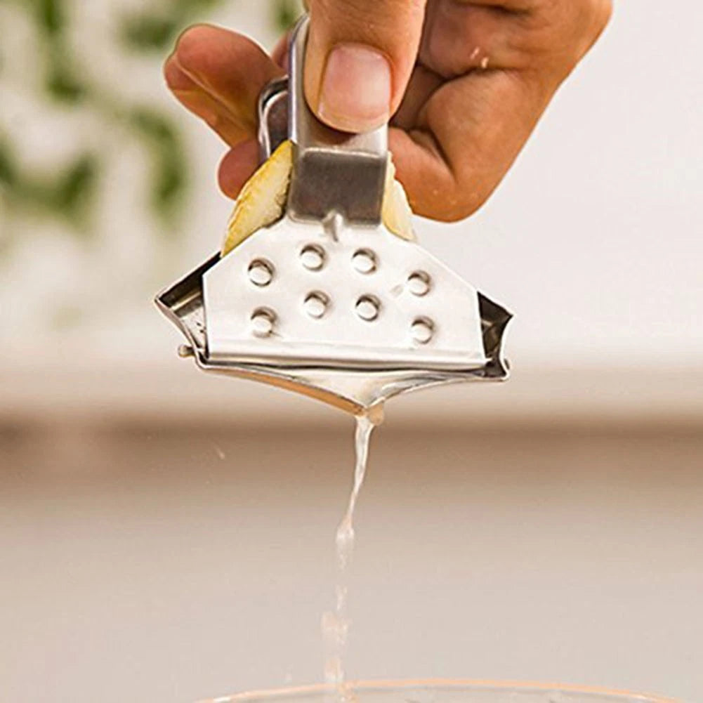 Manual Citrus Press for Limes Oranges (Stainless Steel)