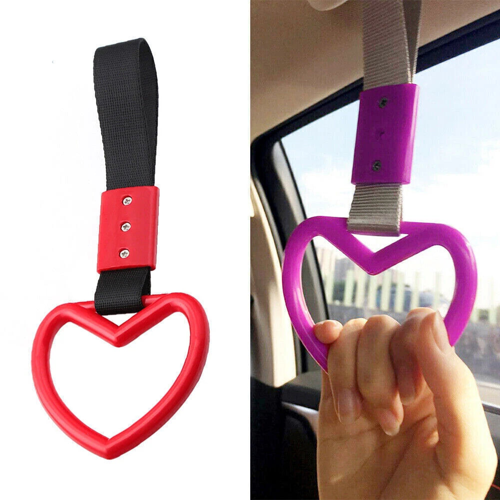 Tsurikawa Ring Handle Strap for JDM Train Bus (Red & Black)