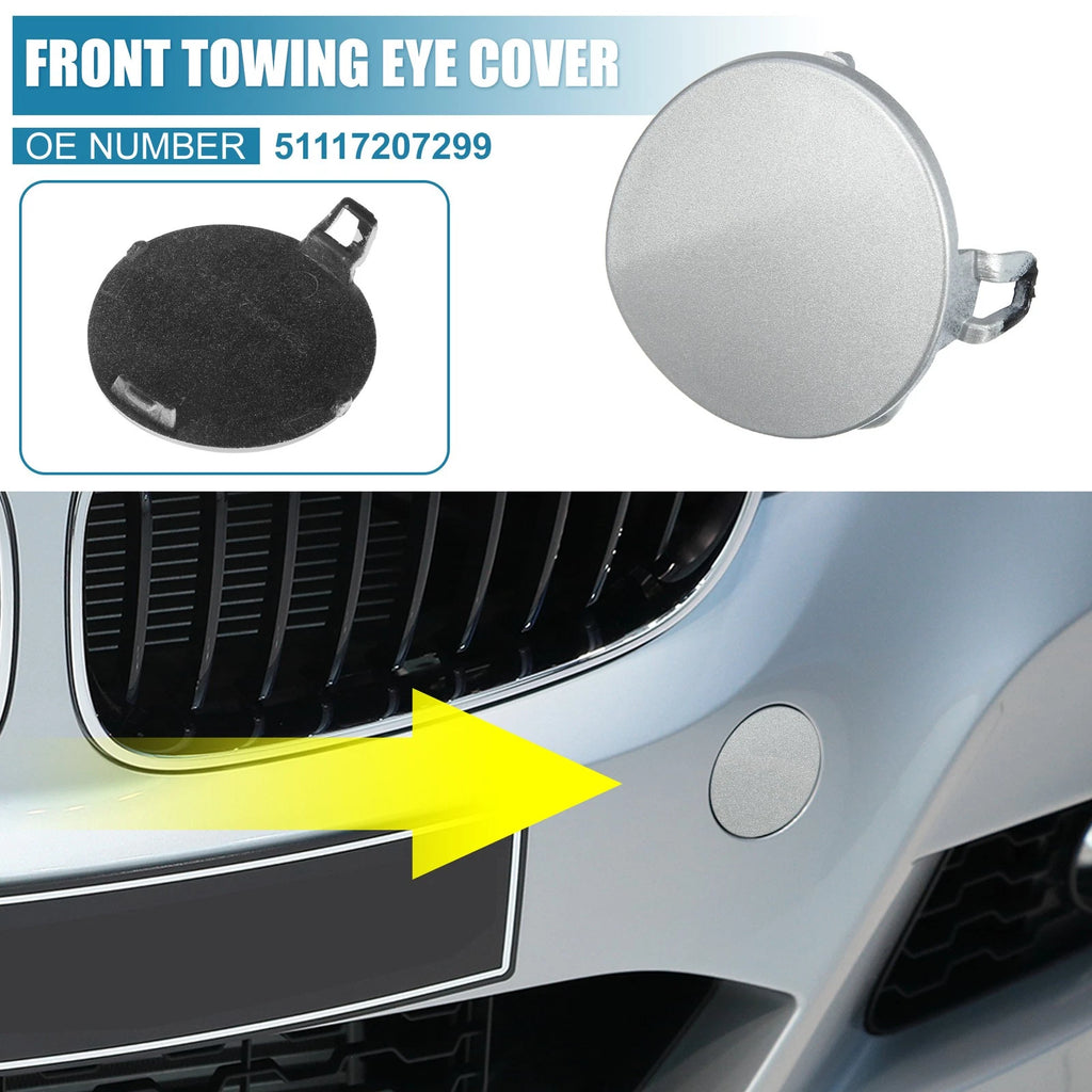 Front Bumper Tow Hook Cover Replacement for BMW 3 Series E90 E91 (2009–2012)