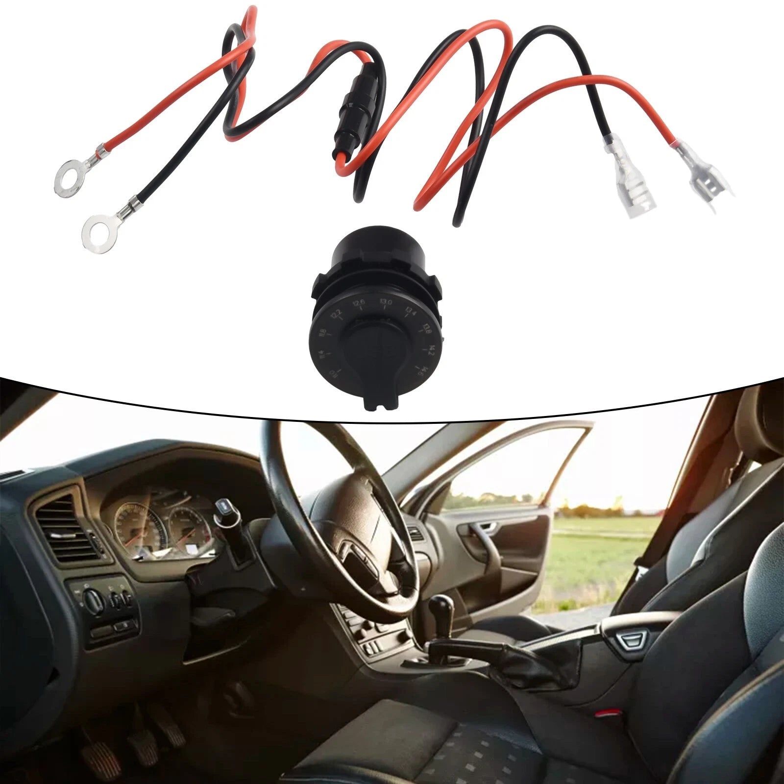 Dual USB Charger Socket 4.8A for ATV (Colorful Digital)