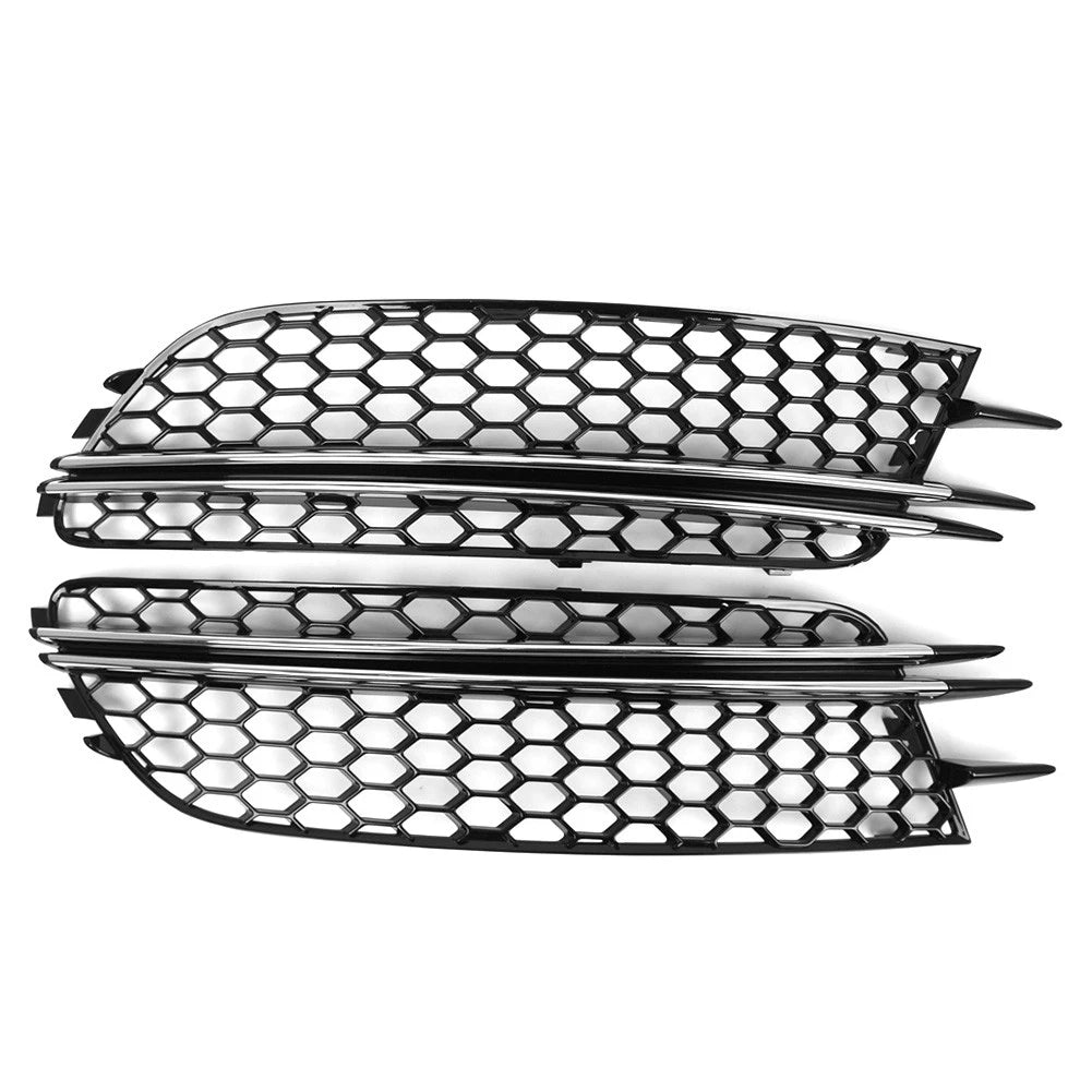 Honeycomb Front Bumper Fog Light Grille for Audi A6 C7 (2012–2015)