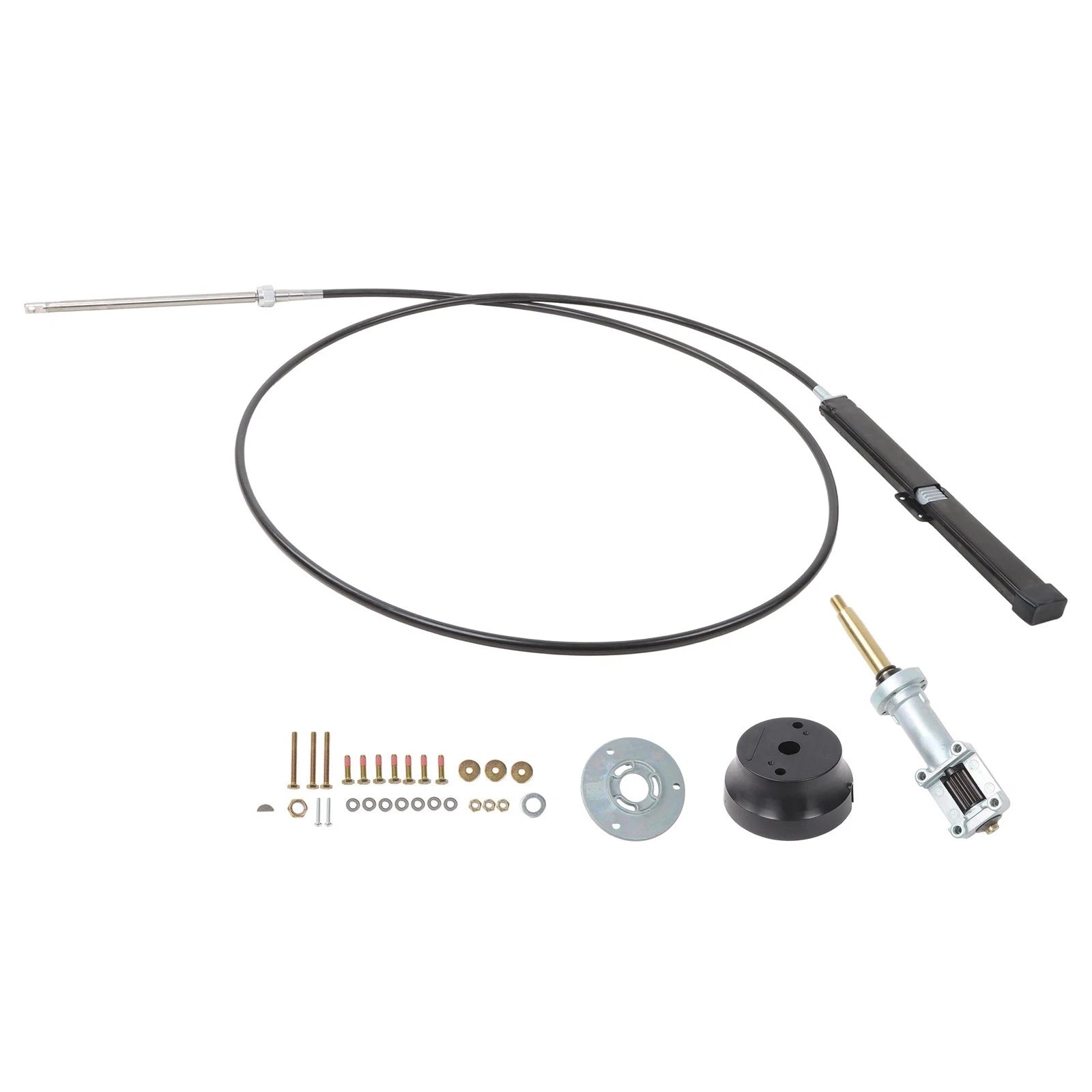 Marine Steering System Cable Kit 15FT for Back Mount Rack-and-Pinion (SS14115)