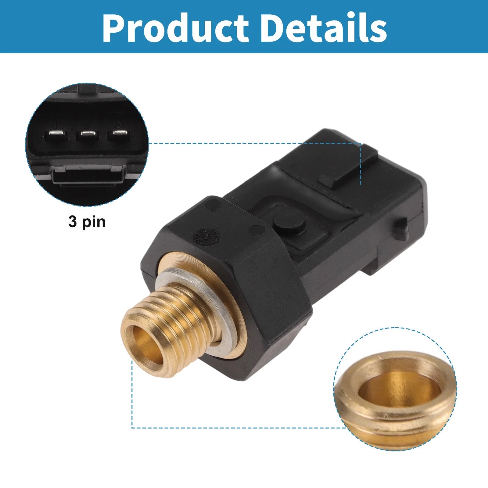 Engine Oil Pressure Sensor No.754979606 for BMW 128i (2010)