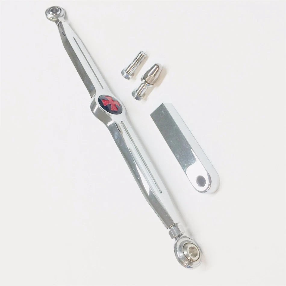 HTTMT Red Maltese Cross Shift Linkage for Harley CVO Softail (2018–2023)