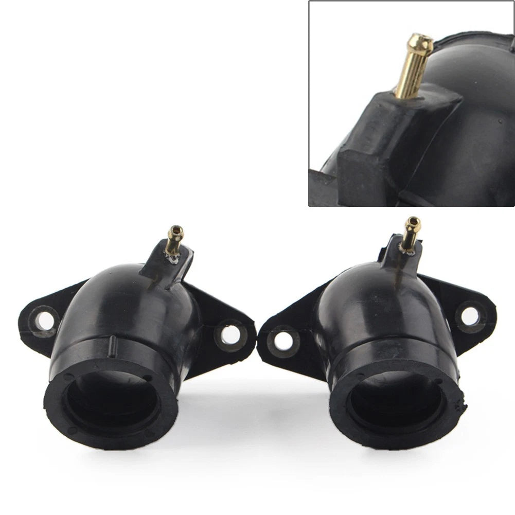 2X Carburetor Joint Intake Boot Mounts for Yamaha XVS650 V-Star (1998–2011)