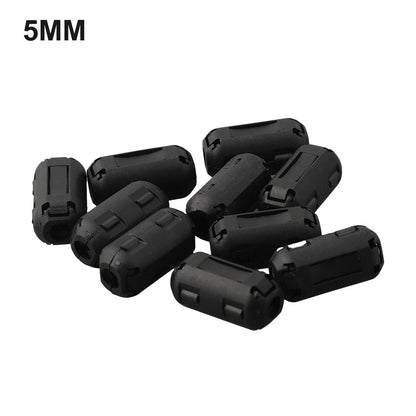 10x Ferrite Core Noise Suppressor Rings for Noise Cancellation
