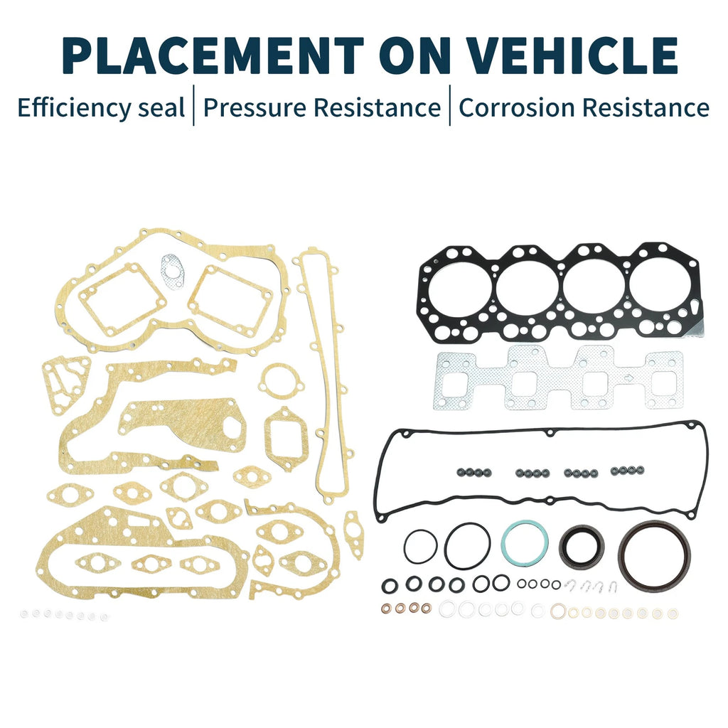 Cylinder Head Gasket Kit Replacement for Toyota 15B (1950–1950)