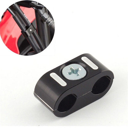 Line Clamp for Motorcycle (Black Cable Guide)