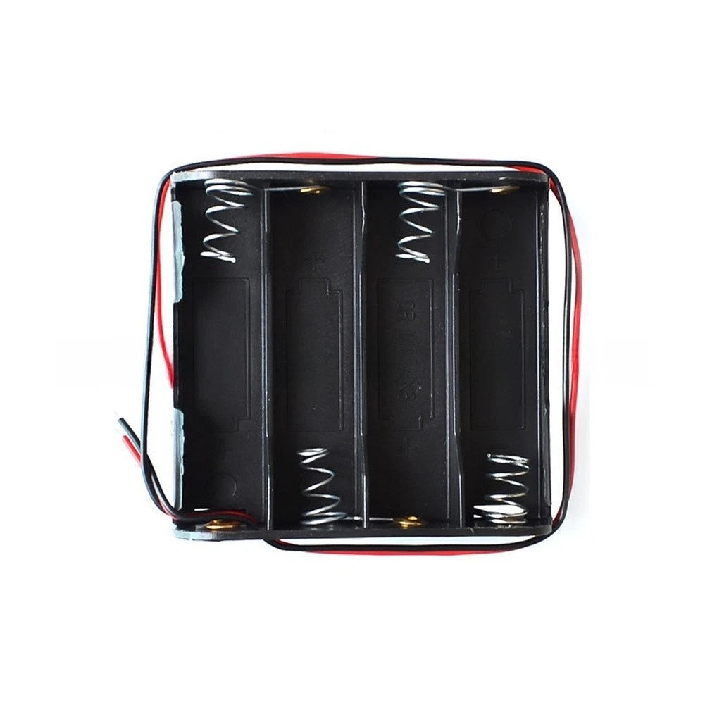 4 Slot Plastic AA Battery Holder for Standard Applications