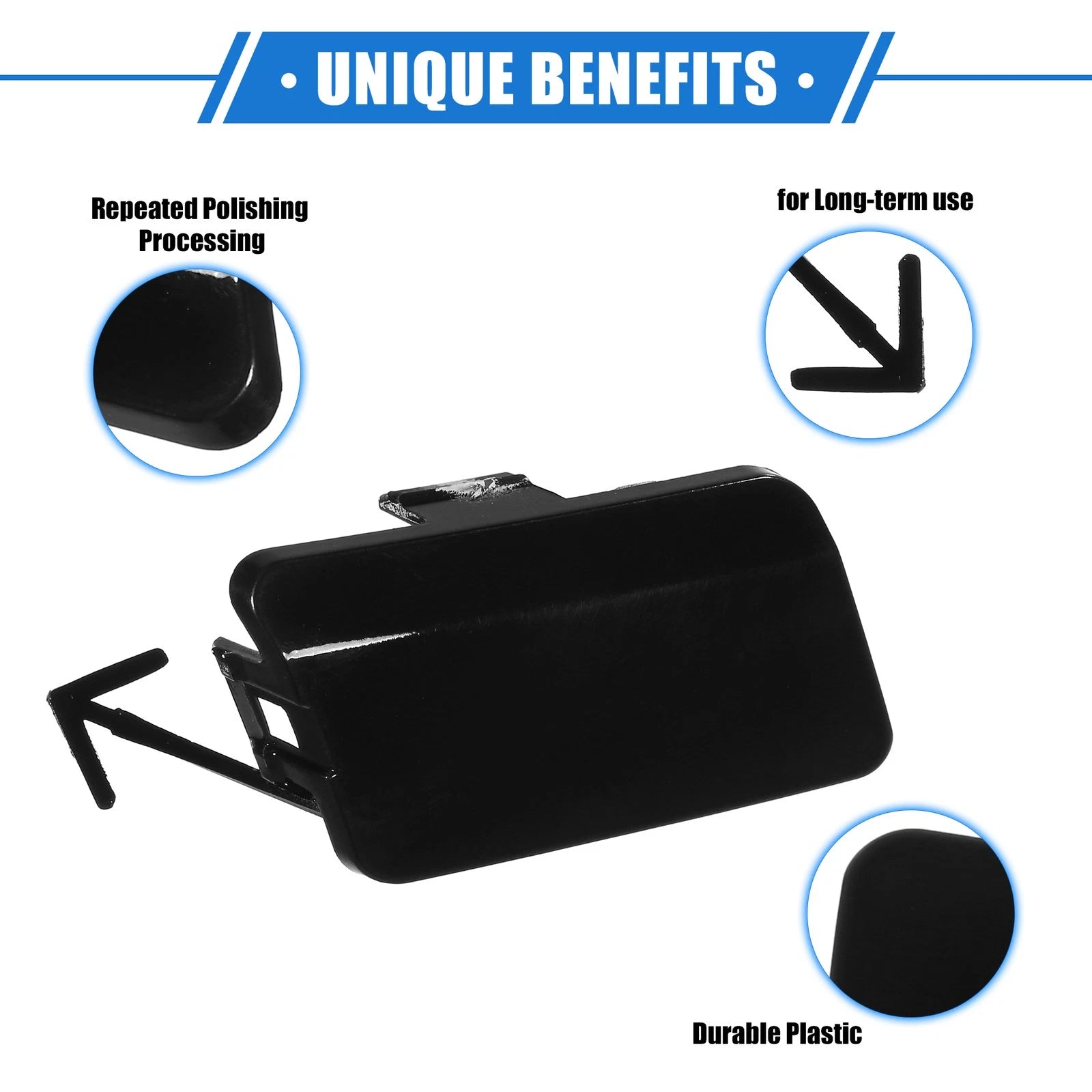 Tow Hook Cover for Subaru Forester (2009–2013) - Front Right, Black