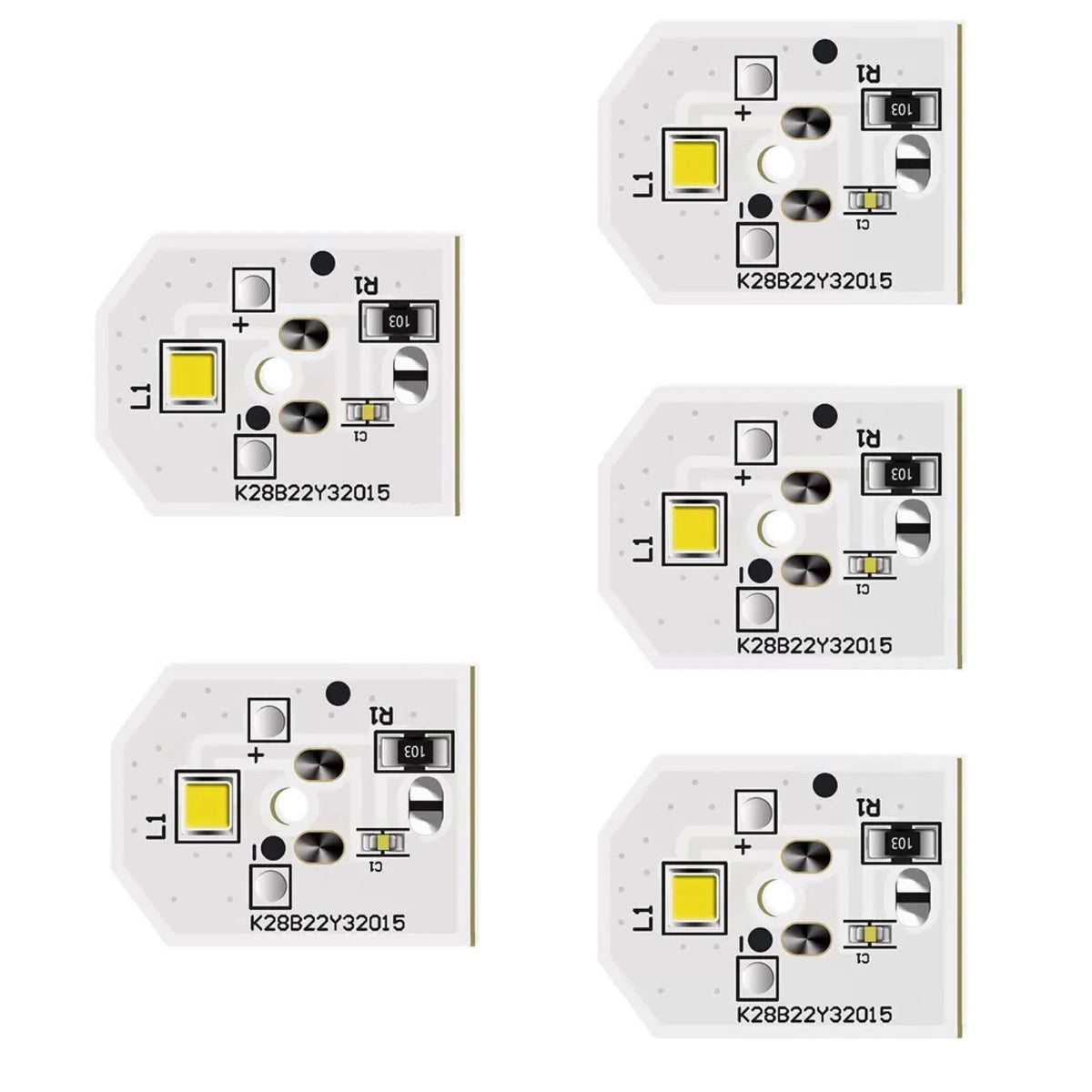 5PCS LED Light Board for GE Refrigerator GFE26GGHCBB