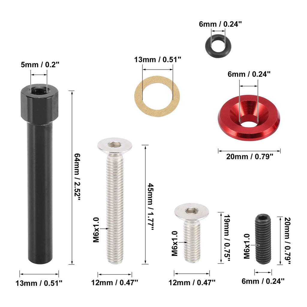 Engine Valve Cover Washer Bolt Kit OEM Replacement for Honda D15 D16 (1988–2000)