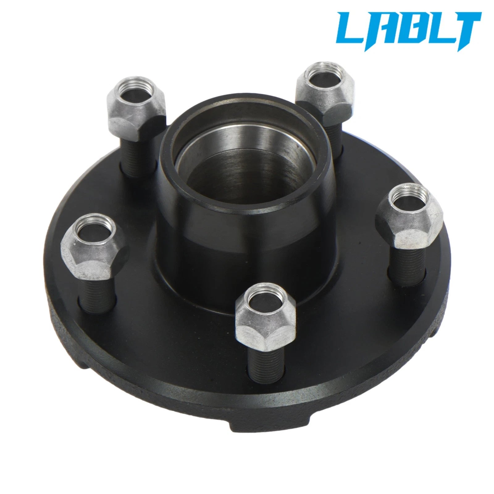 Trailer Hub Axle Kit 5 on 4.5" & 1" Round BT8 Spindle for 2000lbs (2000–2000)