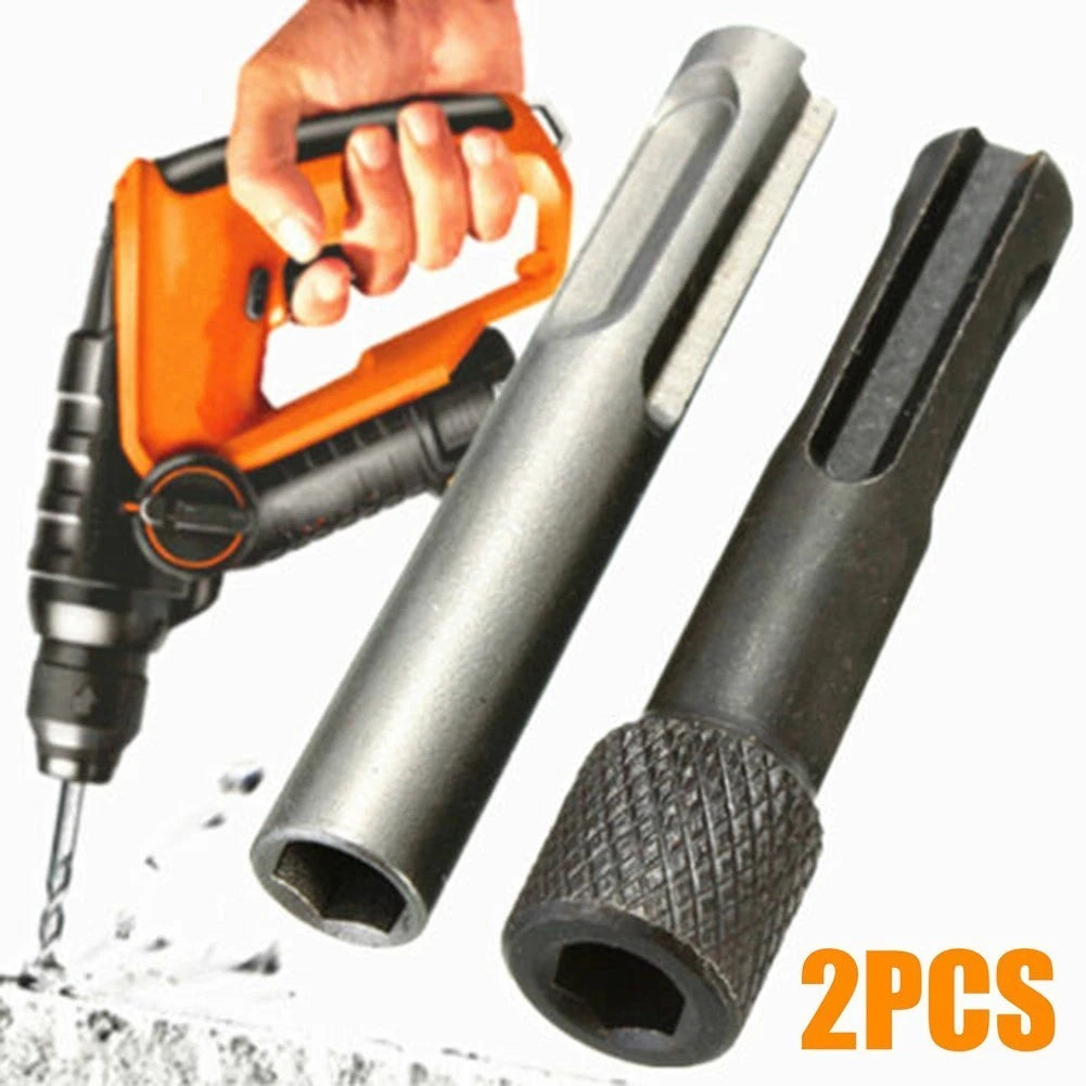 1/4" Adapter Set of 2 for Drill Bit Hex Holder Screwdriver