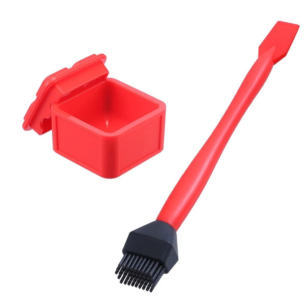 Woodworking Glue Brush and Silicone Container Tool for Easy Application