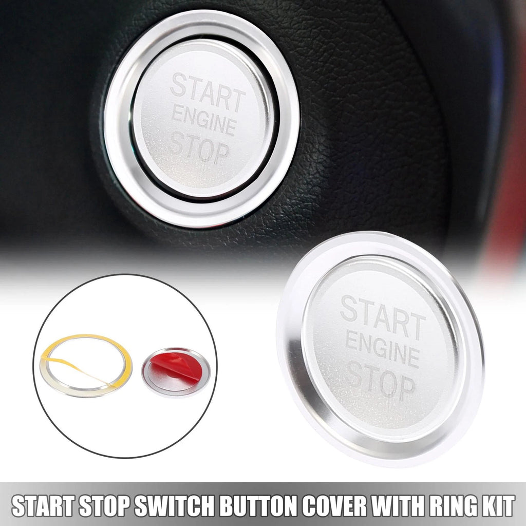 Start Stop Button Cap with Ring Kit for Audi A4L A6L Q5 A5 A7 (2010–2024)