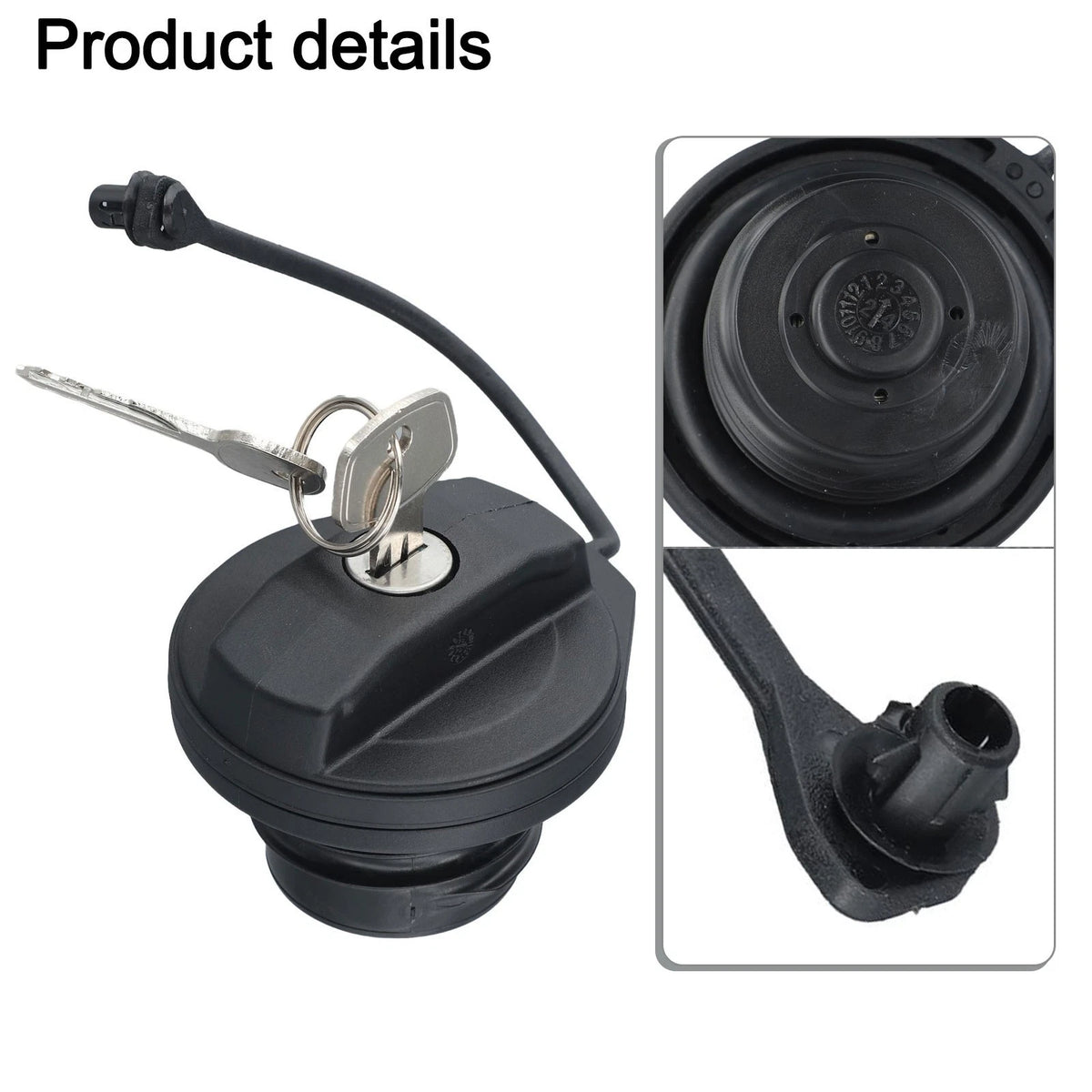 Fuel Filler Cap with Key Set for Land Rover Defender (1990–2016)
