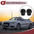 Gear Shift Knob Cover for Universal Car SUV (Pull-On Style, Silicone, 907-Black)