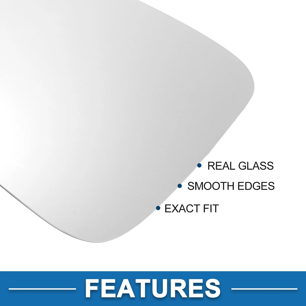 Heated Left Side Mirror Glass Replacement for Volkswagen Golf Mk6 Touran (2011–2015)