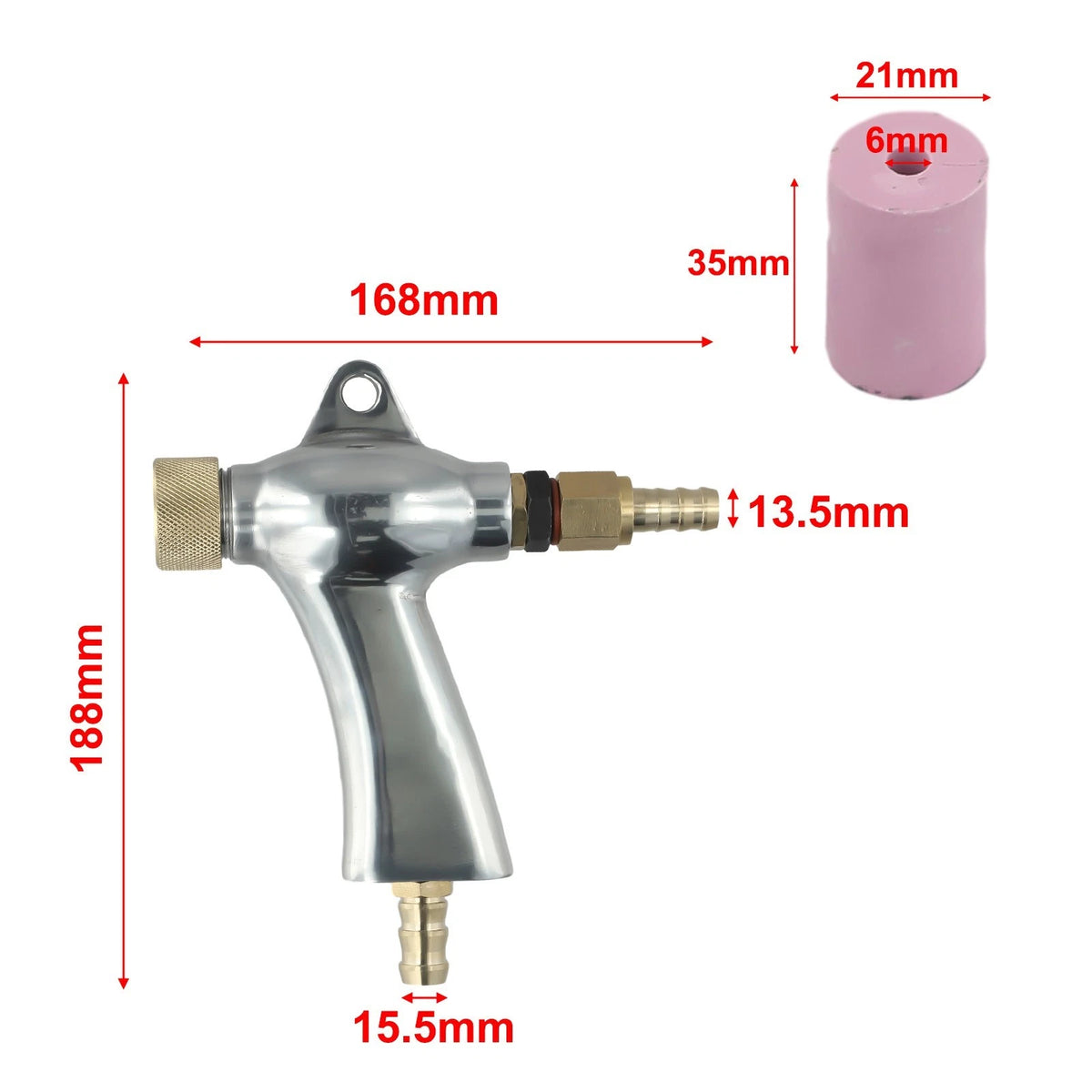 Sandblaster Nozzles for Sandblaster Kit (No Part Numbers Supplied)