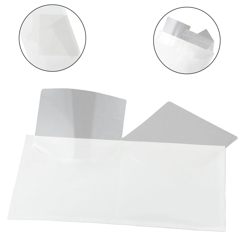 2X Transparent Windscreen Ticket Holder for Parking Permit (90mm x 90mm)