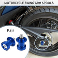 Motorcycle Swingarm Spools 8mm CNC Replacement Pair for Universal (All Years)