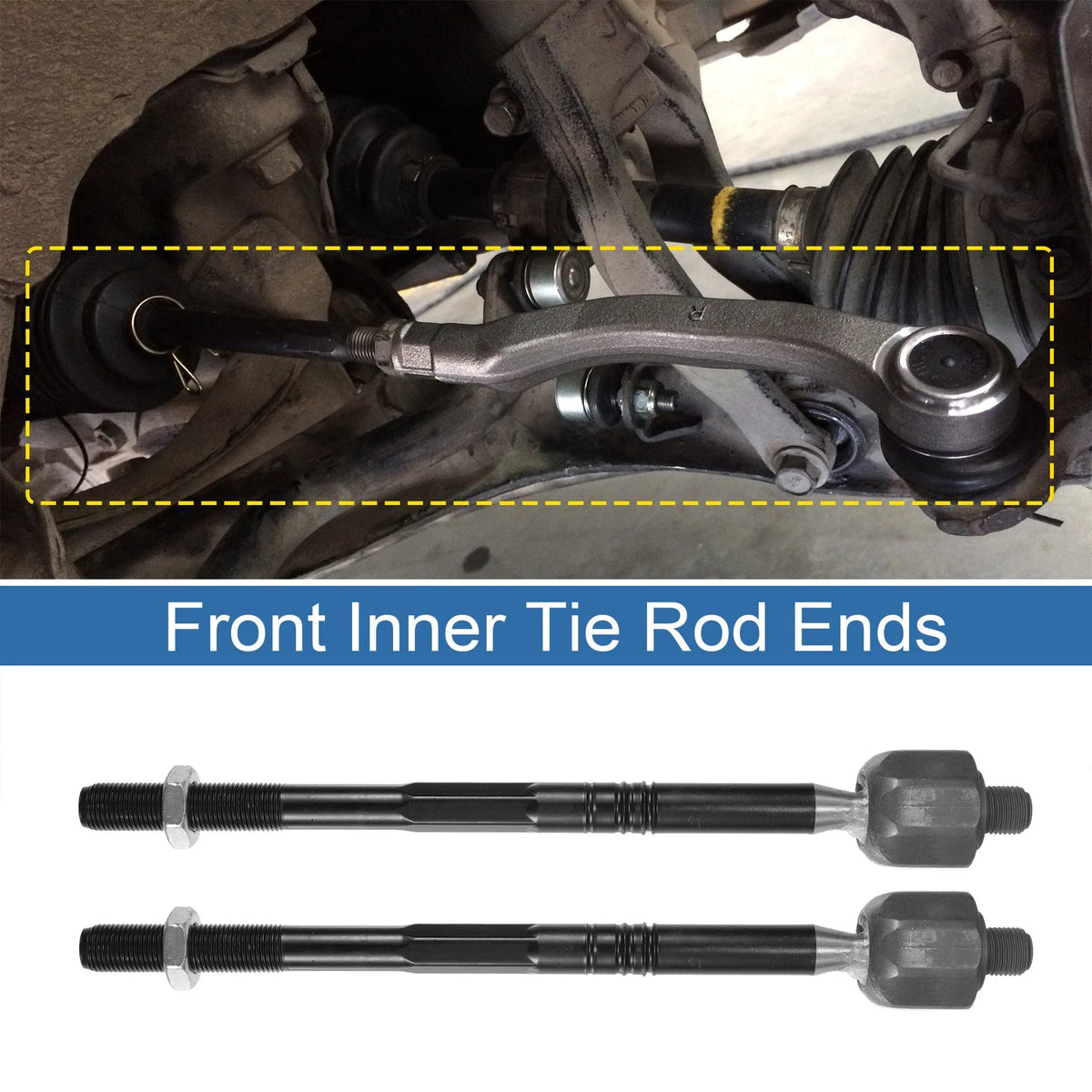 2pcs Front Inner Tie Rod End Links for Chevrolet Cruze (2011–2015)