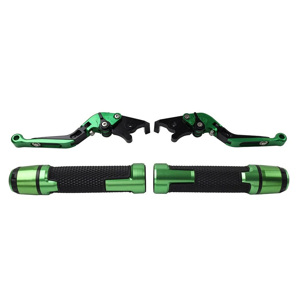Folding Extendable Brake Clutch Lever Grip Set for Kawasaki R (2017–2020)