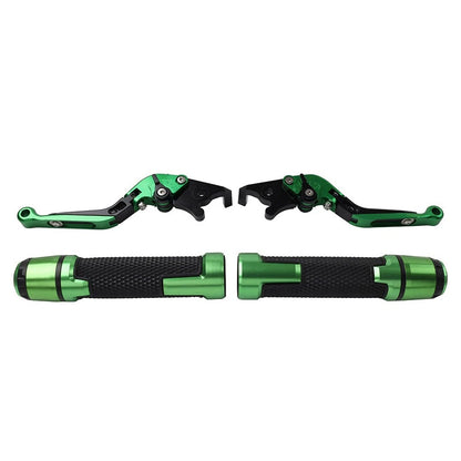 Folding Extendable Brake Clutch Lever Grip Set for Kawasaki R (2017–2020)