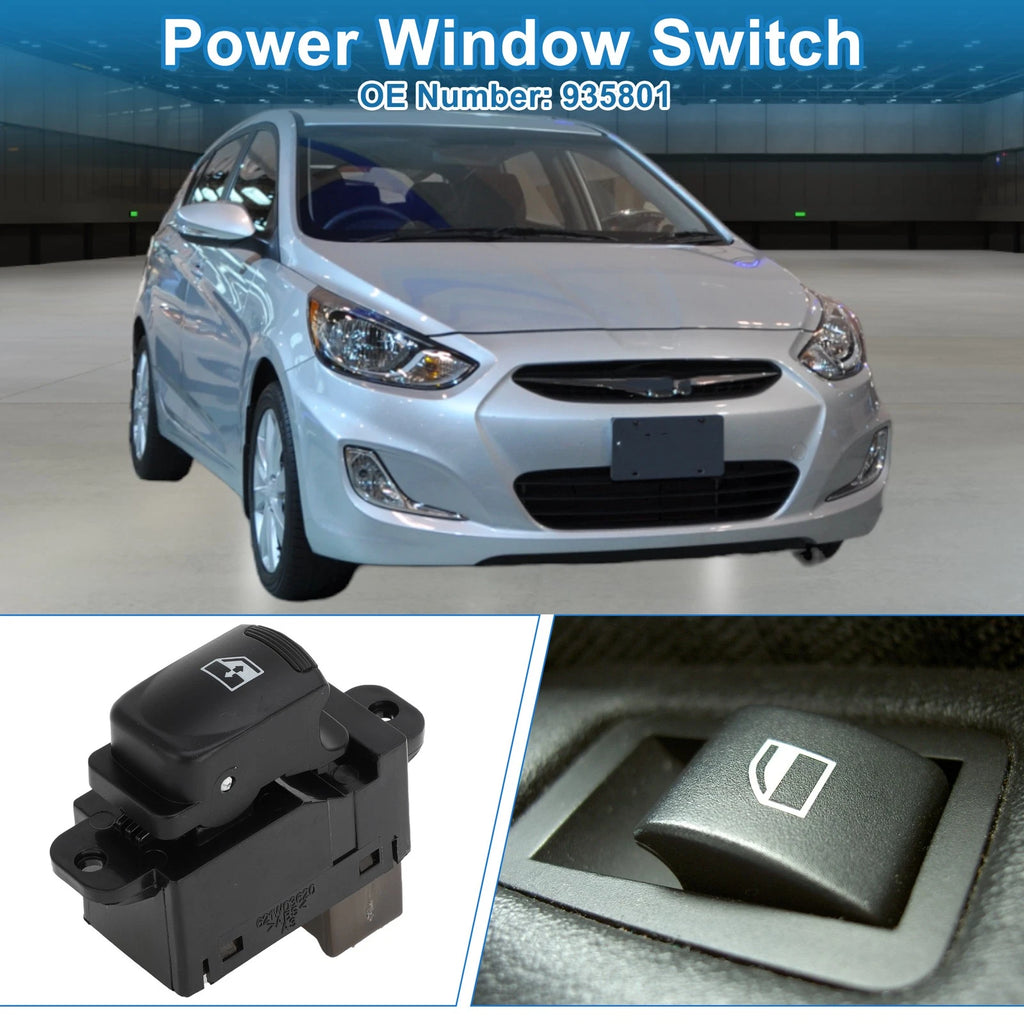 Rear Left Side Power Window Switch for Hyundai Accent (2005–2007)