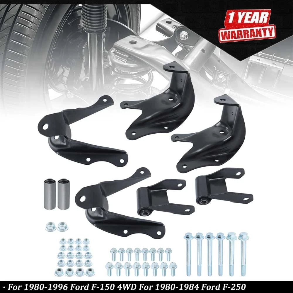 Rear Leaf Spring Shackle Hanger Kit for Ford