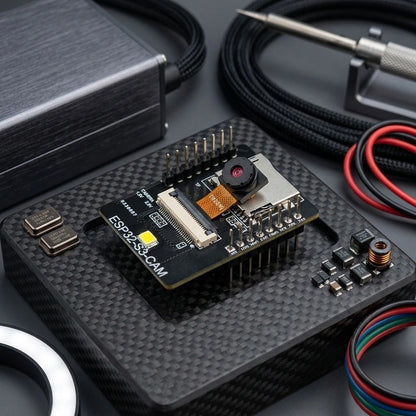 Compact ESP32-S3CAM Board for AI Face Recognition (40x27mm PCB)