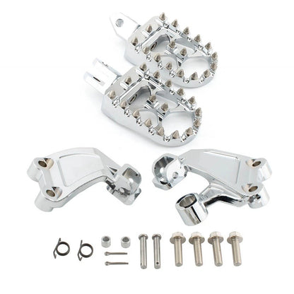 Chrome Front Footrest Bracket for Yamaha Vmax 1200 VMX1200 (1985–2007)