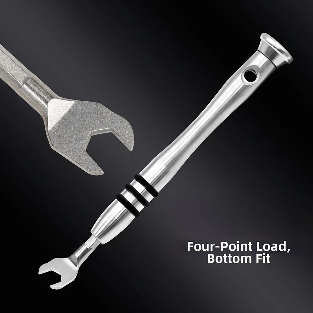 6-Piece Wrench Set for Compact Vehicles (4-7mm Metric Sizes)