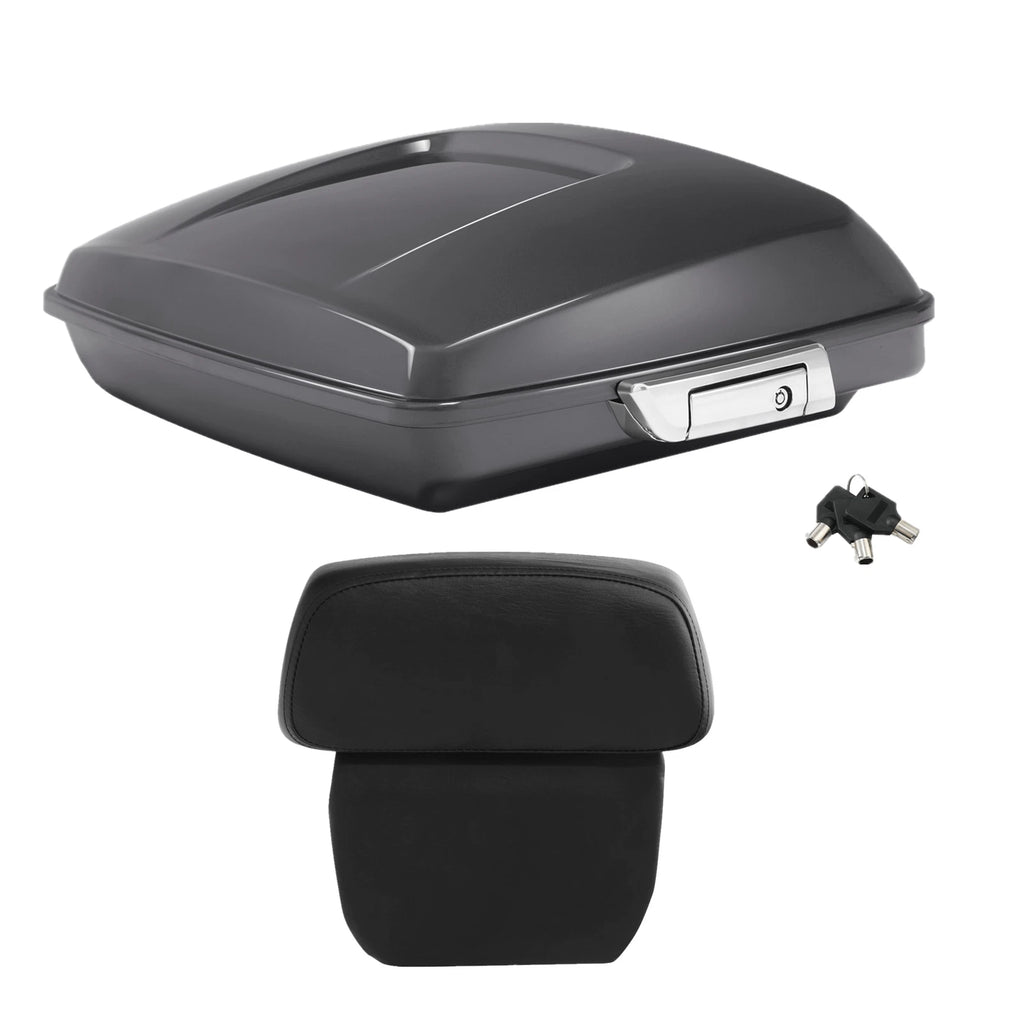 Razor Trunk Backrest Pad for Harley Touring Glide (2014–2025) Gauntlet Gray