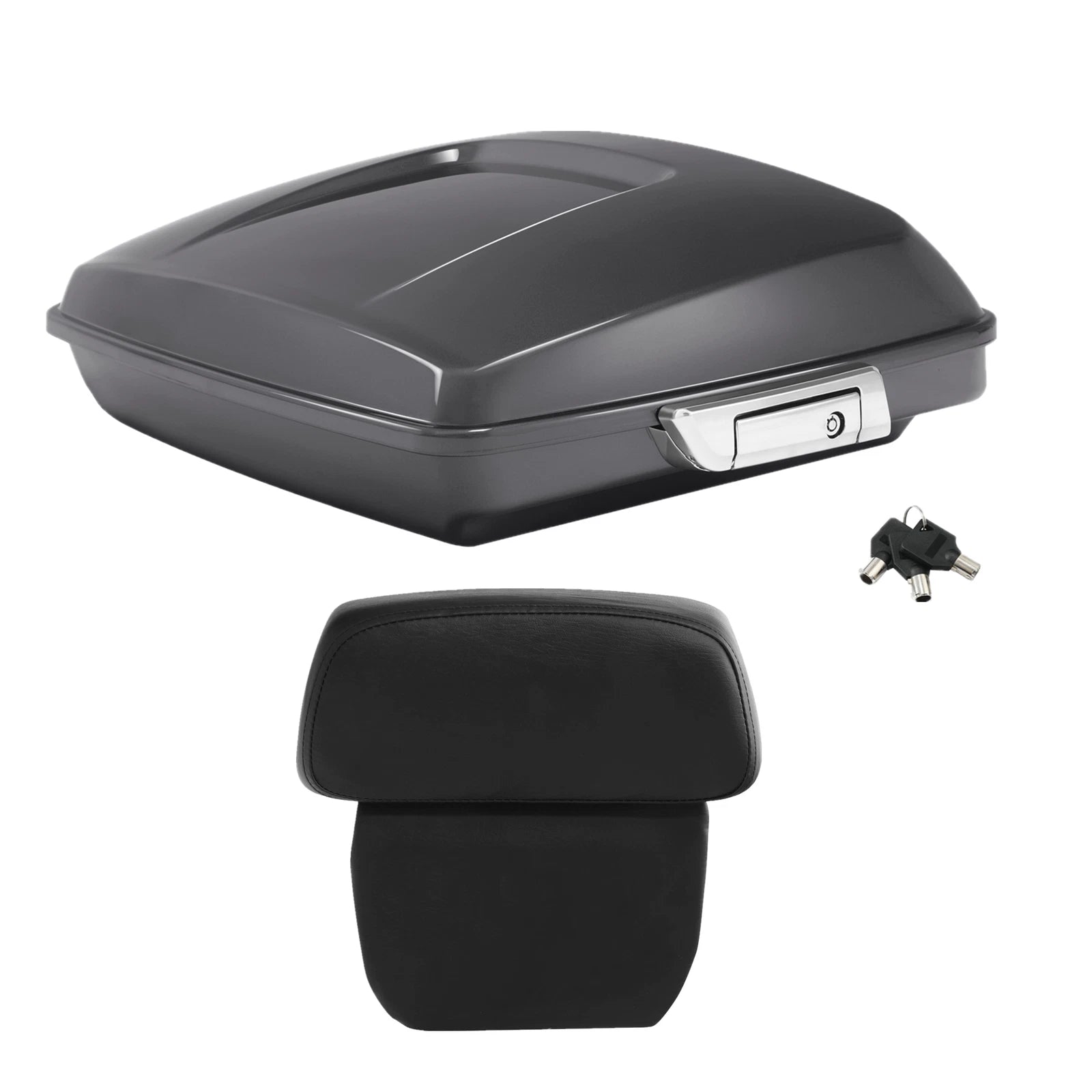 Razor Trunk Backrest Pad for Harley Touring Glide (2014–2025) Gauntlet Gray