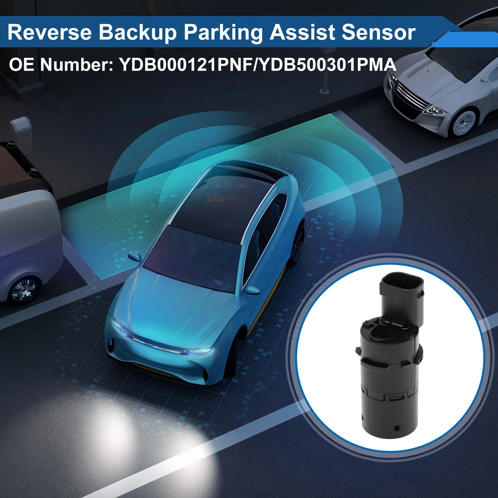 Reverse Backup Parking Sensor for Land Rover Freelander (2004–2005) Black